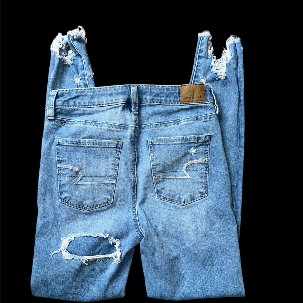 American Eagle super high rise jeans